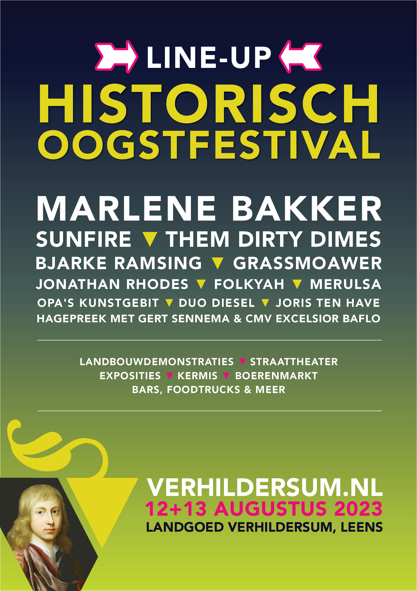 historisch oogstfestival line-up
